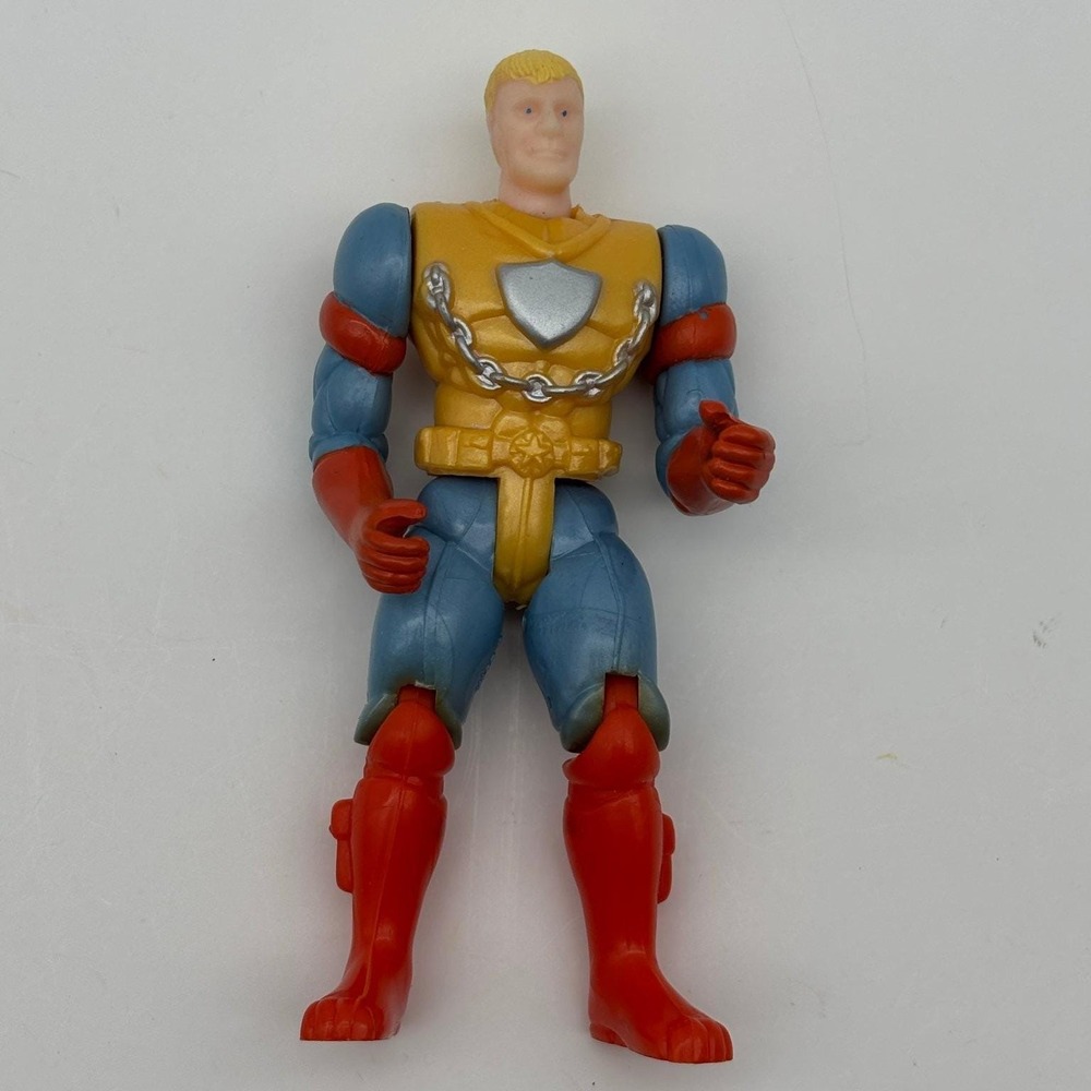 Vintage 1986 Schaper Animax Tiger Trakker 4" Action Figure Road Trainer Hero
